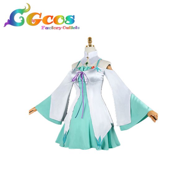 画像2: Re:ゼロから始める異世界生活　エミリア（パックのコーデ）　コスプレ衣装 (2)