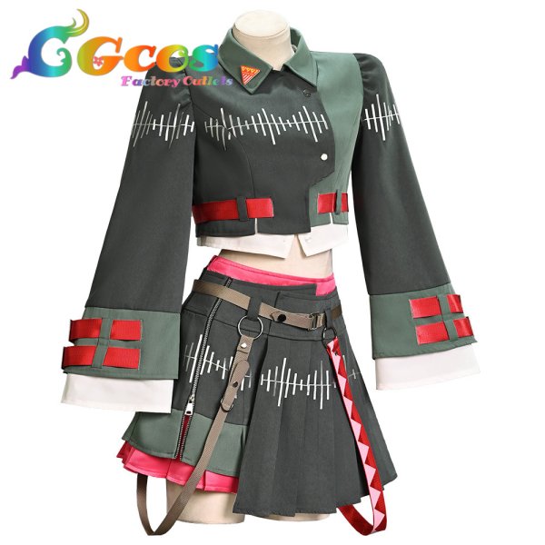 画像1: VOCALOID　重音テト　VOICEPEAK　コスプレ衣装 (1)