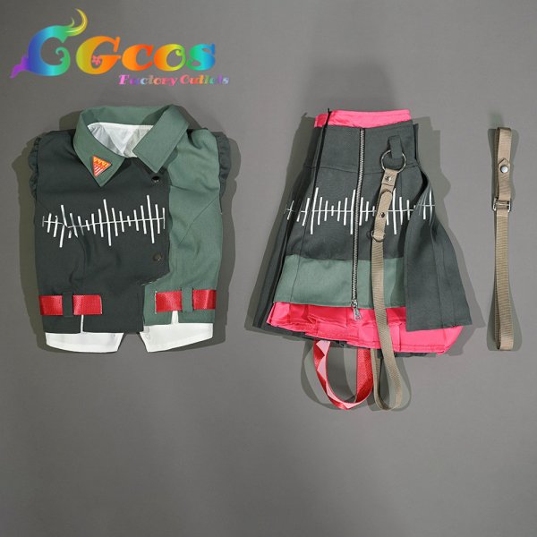 画像4: VOCALOID　重音テト　VOICEPEAK　コスプレ衣装 (4)