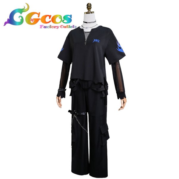 画像2: プロジェクトセカイ カラフルステージ！ feat. 初音ミク　KAITO　『熱さ』を求めるキミに　コスプレ衣装 (2)