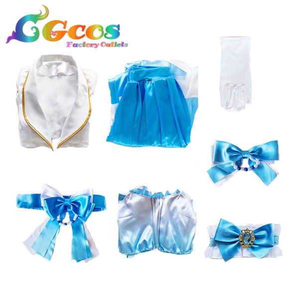 画像4: ラブライブ！サンシャイン!!　渡辺曜　Aqours　9周年記念　コスプレ衣装 (4)