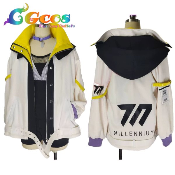 画像2: ブルーアーカイブ　猫塚ヒビキ　コスプレ衣装 (2)