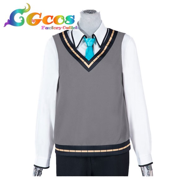 画像4: プロジェクトセカイ カラフルステージ！ feat. 初音ミク　東雲彰人　予想外の言葉　Bond of flame　コスプレ衣装 (4)