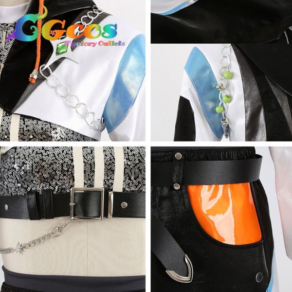 画像4: あんさんぶるスターズ！　衣更真緒　月永レオ　巴日和　MODE/D　LOCK YOUR GAZE　コスプレ衣装 (4)