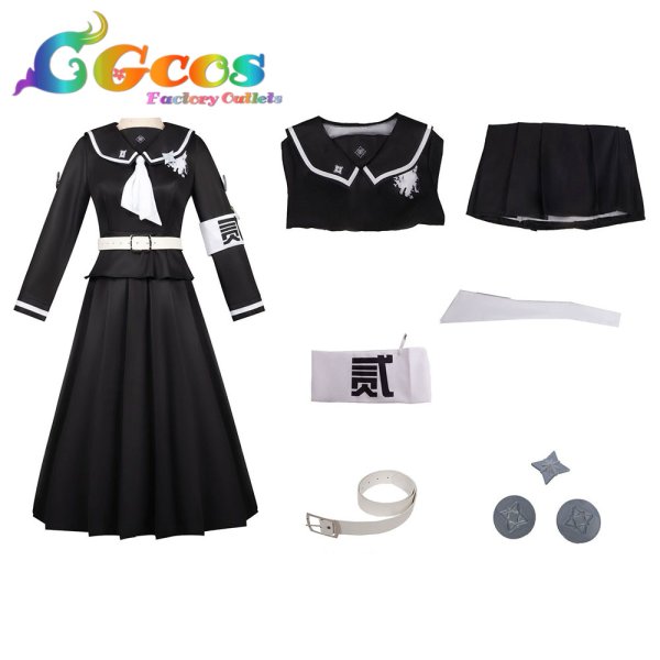 画像4: HUNDRED LINE -最終防衛学園-（ハンドレッドライン）　雫原比留子　コスプレ衣装 (4)