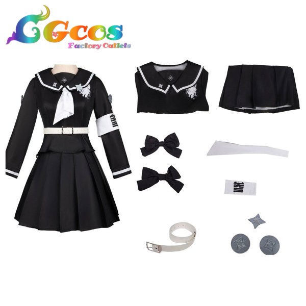 画像4: HUNDRED LINE -最終防衛学園-（ハンドレッドライン）　飴宮怠美　コスプレ衣装 (4)