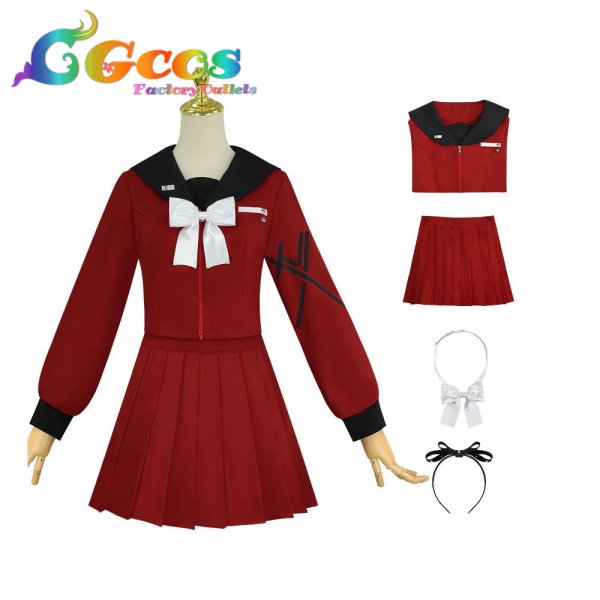 画像4: HUNDRED LINE -最終防衛学園-（ハンドレッドライン）　九十九過子　コスプレ衣装 (4)