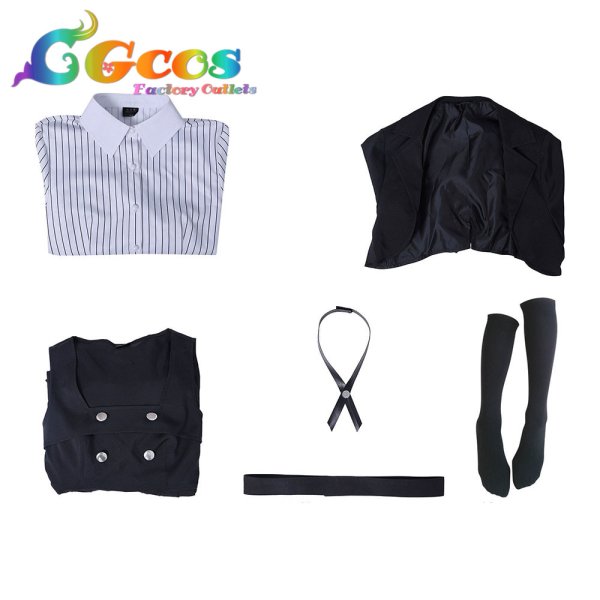 画像4: ロックは淑女の嗜みでして　白矢環　コスプレ衣装 (4)