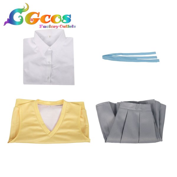 画像4: けいおん!　平沢唯　夏服　コスプレ衣装 (4)