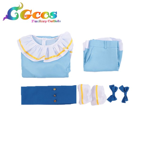 画像5: ラブライブ！サンシャイン!!　Aqours　小原鞠莉　津島善子　渡辺曜　沼津　市制100周年記念コラボ衣装　コスプレ衣装 (5)