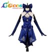 画像1: Fate/Grand Order　FGO　セイバー／アルトリア・ペンドラゴン〔オルタ〕　宵闇の星Ver.　コスプレ衣装 (1)