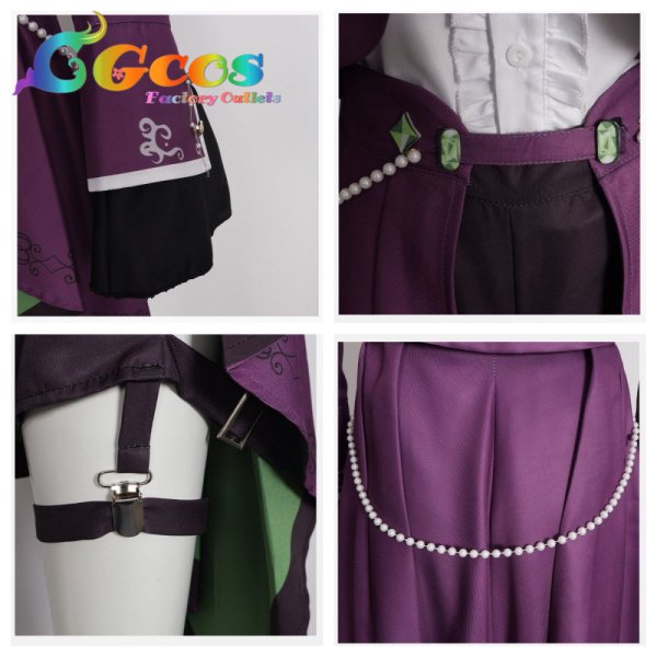 画像5: プロジェクトセカイ カラフルステージ！ feat. 初音ミク　鳳えむ　凛と、未来を語って　クラージュ・オートクチュール　コスプレ衣装 (5)