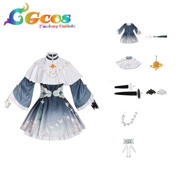 画像5: プロジェクトセカイ カラフルステージ！ feat. 初音ミク　初音ミク　月の恒なるが如く　コスプレ衣装 (5)