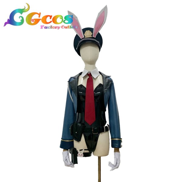 画像1: アズールレーン　ネプチューン　いざゆけウサギセキュリティ！　コスプレ衣装 (1)