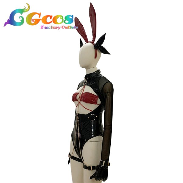 画像2: アズールレーン　レーゲンスブルク　バニーガール　コスプレ衣装 (2)
