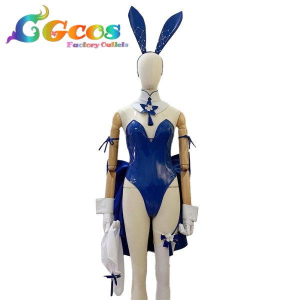 画像1: アズールレーン　信濃　バニーガール　コスプレ衣装 (1)