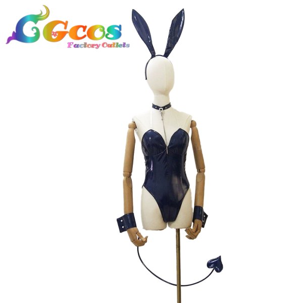 画像1: ブルーアーカイブ　橘ヒカリ　バニーガール　コスプレ衣装 (1)