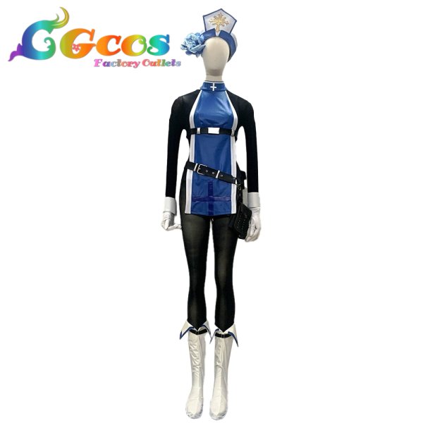 画像1: 勝利の女神：NIKKE　メイデン：アイスローズ　コスプレ衣装 (1)