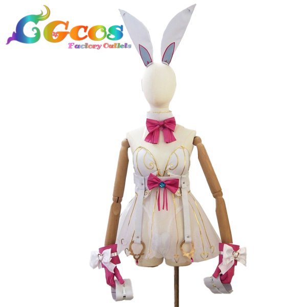 画像1: 葬送のフリーレン　フリーレン　バニー　コスプレ衣装 (1)