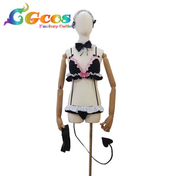 画像1: バーチャルYouTuber　VTuber　常闇トワ　水着　コスプレ衣装 (1)