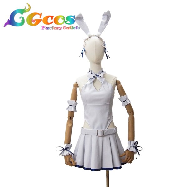 画像1: バーチャルYouTuber　VTuber　湊あくあ　バニー　コスプレ衣装 (1)