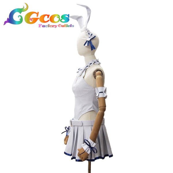 画像2: バーチャルYouTuber　VTuber　湊あくあ　バニー　コスプレ衣装 (2)