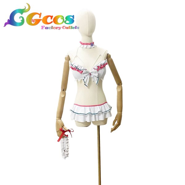 画像1: バーチャルYouTuber　VTuber　博衣こより　水着　コスプレ衣装 (1)