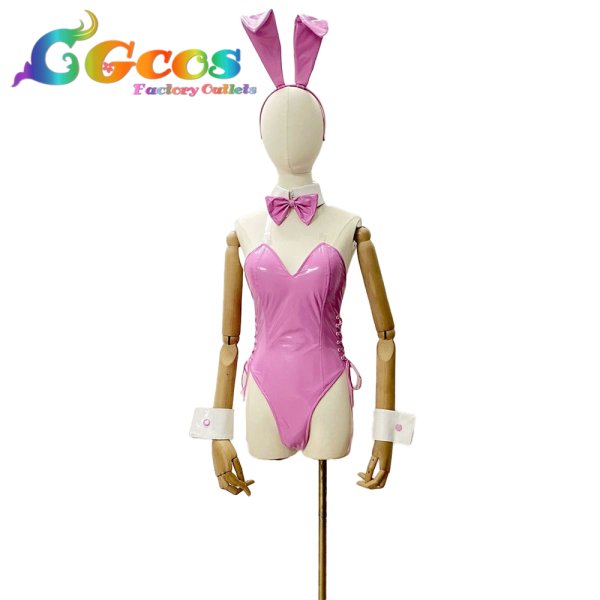 画像1: バーチャルYouTuber　VTuber　Mococo Abyssgard (モココ・アビスガード)　バニーVer.　コスプレ衣装 (1)