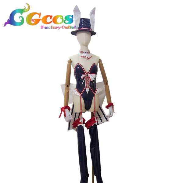 画像1: アズールレーン　グアム　バニーガール　コスプレ衣装 (1)