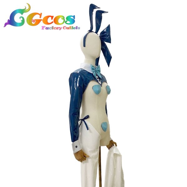 画像2: ブルーアーカイブ　飛鳥馬トキ　バニーガール　コスプレ衣装 (2)