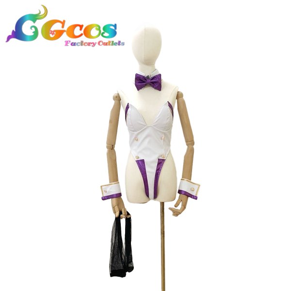 画像1: アズールレーン　樫野　バニーガール　コスプレ衣装 (1)