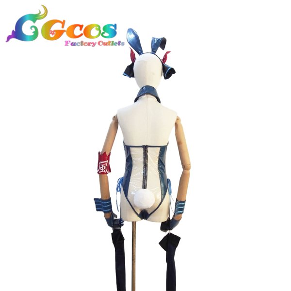 画像3: ブルーアーカイブ　天雨アコ　バニーガール　コスプレ衣装 (3)