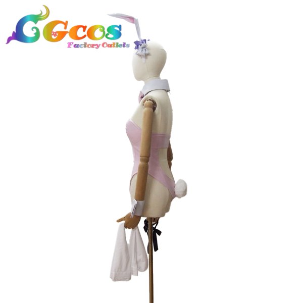 画像2: ブルーアーカイブ　聖園ミカ　バニーガール　コスプレ衣装 (2)