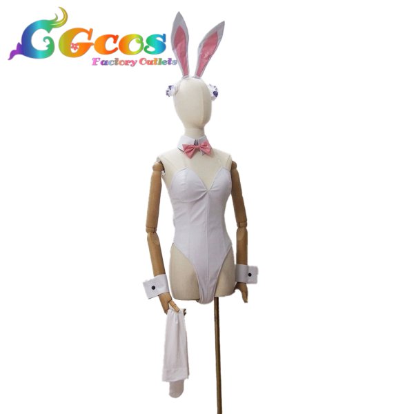 画像3: ブルーアーカイブ　聖園ミカ　バニーガール　コスプレ衣装 (3)