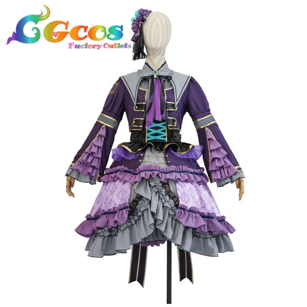 画像1: BanG Dream!（バンドリ！）　氷川紗夜　6周年記念　コスプレ衣装 (1)