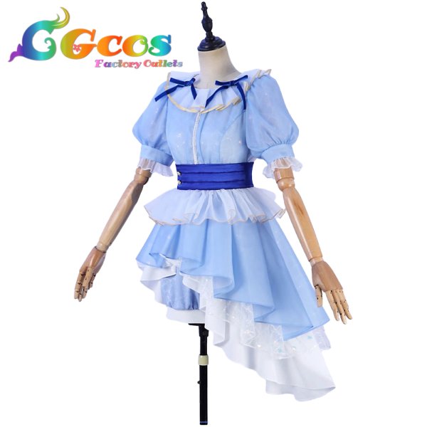 画像2: ラブライブ！サンシャイン!!　Aqours　沼津市制100周年記念コラボ衣装　声優ver.　渡辺曜　小原鞠莉　津島善子　国木田花丸　桜内梨子　黒澤ダイヤ　黒澤ルビィ　高海千歌　松浦果南　コスプレ衣装 (2)