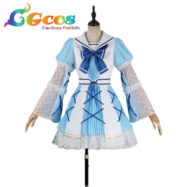 画像7: ラブライブ！サンシャイン!!　Aqours　沼津市制100周年記念コラボ衣装　声優ver.　渡辺曜　小原鞠莉　津島善子　国木田花丸　桜内梨子　黒澤ダイヤ　黒澤ルビィ　高海千歌　松浦果南　コスプレ衣装 (7)