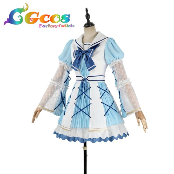 画像8: ラブライブ！サンシャイン!!　Aqours　沼津市制100周年記念コラボ衣装　声優ver.　渡辺曜　小原鞠莉　津島善子　国木田花丸　桜内梨子　黒澤ダイヤ　黒澤ルビィ　高海千歌　松浦果南　コスプレ衣装 (8)