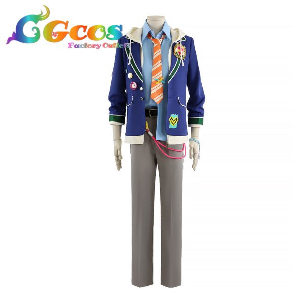 画像1: あんさんぶるスターズ！　10 UNIT SONG　僕のウィーク・ポイント　姫宮桃李　高峯翠　仙石忍　白鳥藍良　コスプレ衣装 (1)