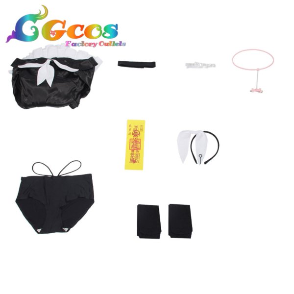 画像3: ブルーアーカイブ　プラナ　ハロウィンVer.　キョンシー　コスプレ衣装 (3)