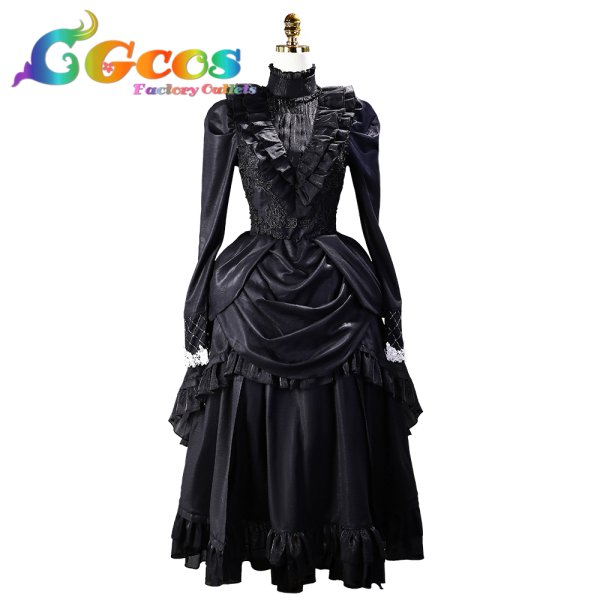 画像1: エルデンリング ナイトレイン　復讐者　暗黒　コスプレ衣装 (1)