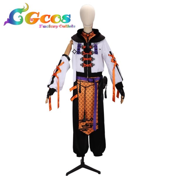 画像1: バーチャルYouTuber　VTuber　鬼ヶ谷テン　コスプレ衣装 (1)