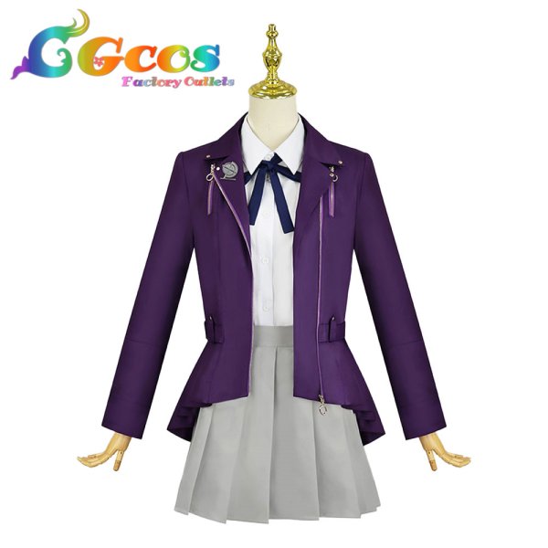 画像1: HUNDRED LINE -最終防衛学園-（ハンドレッドライン）　霧藤希　コスプレ衣装 (1)