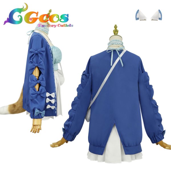 画像6: バーチャルYouTuber　VTuber　フワワ・アビスガード(Fuwawa Abyssgard)　モココ・アビスガード(Mococo Abyssgard)　コスプレ衣装 (6)