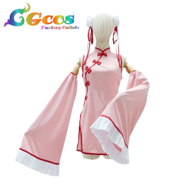 画像1: ブルーアーカイブ　柚鳥ナツ(チーパオ)　コスプレ衣装 (1)