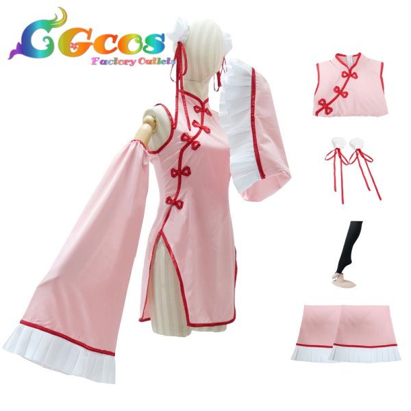 画像2: ブルーアーカイブ　柚鳥ナツ(チーパオ)　コスプレ衣装 (2)