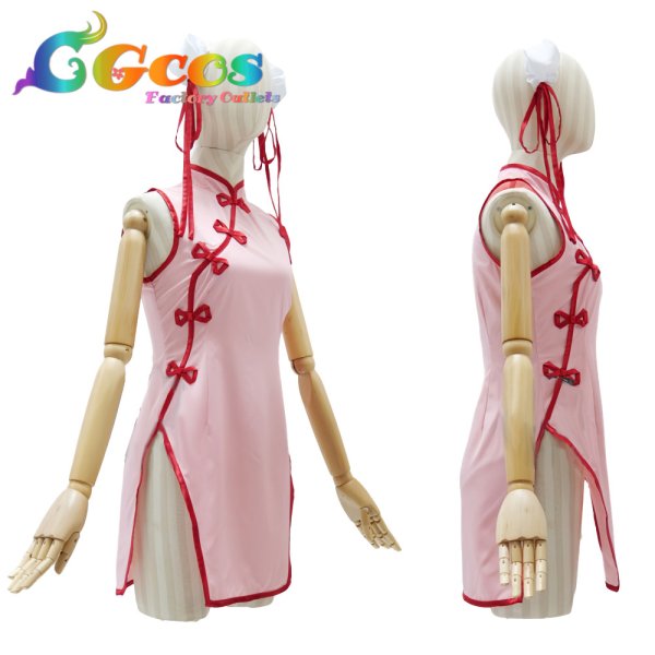 画像4: ブルーアーカイブ　柚鳥ナツ(チーパオ)　コスプレ衣装 (4)