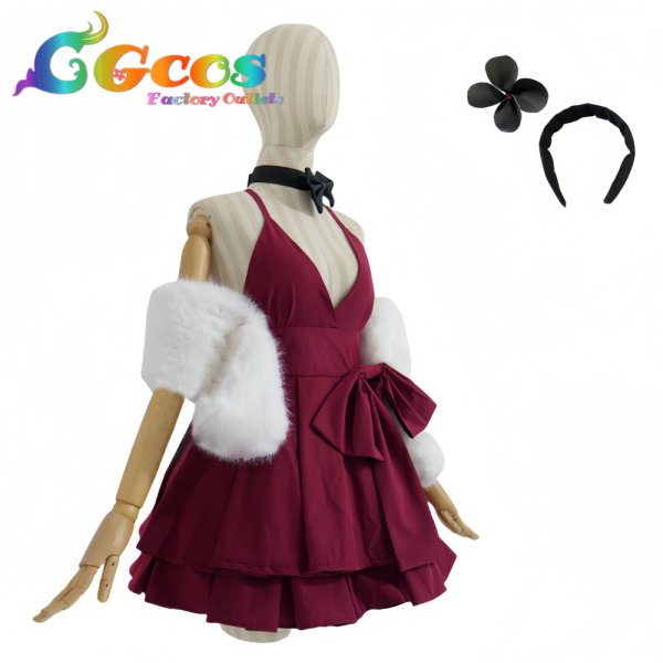 画像2: ブルーアーカイブ　浅黄ムツキ(ドレス)　コスプレ衣装 (2)