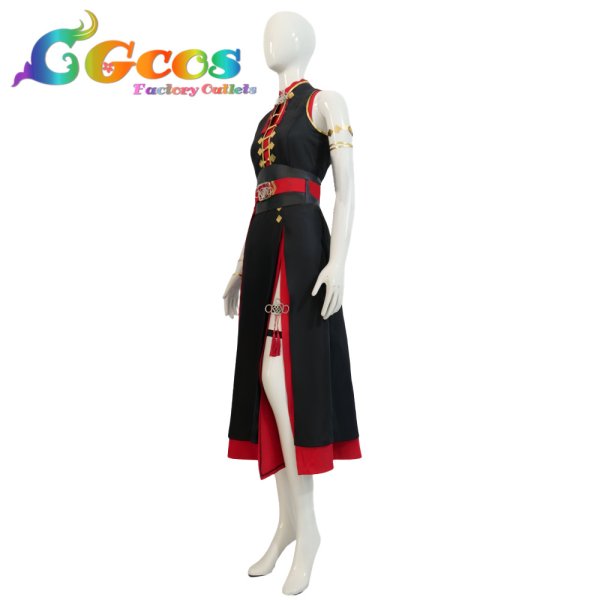 画像2: バーチャルYouTuber　VTuber　鷹嶺ルイ　中華風衣装　コスプレ衣装 (2)