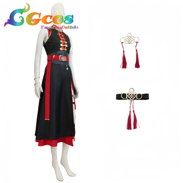 画像3: バーチャルYouTuber　VTuber　鷹嶺ルイ　中華風衣装　コスプレ衣装 (3)